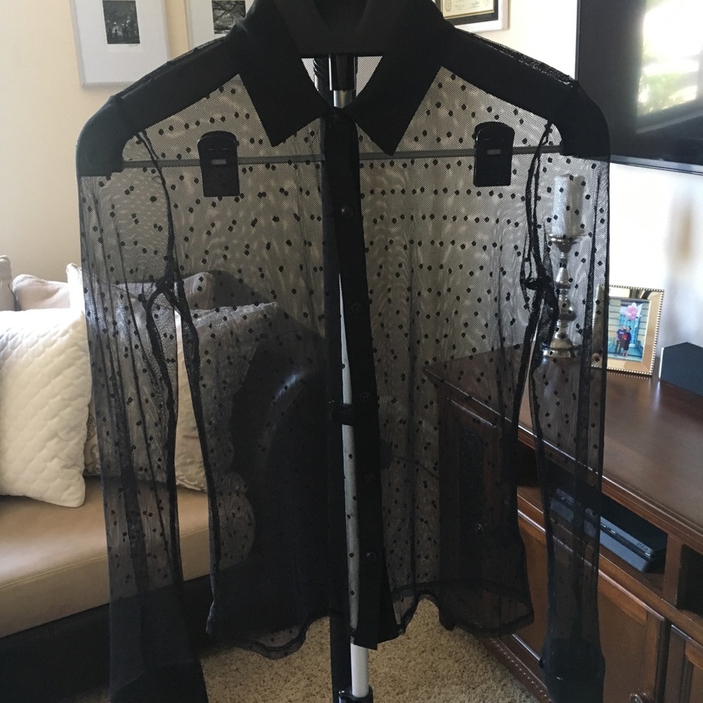 Sheer blouse